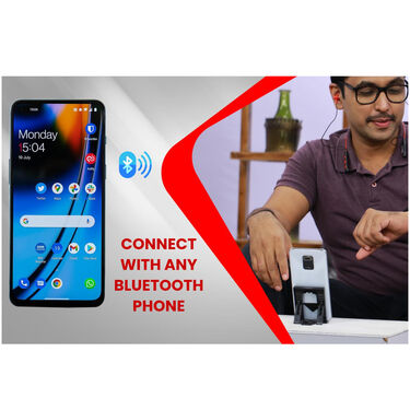 Smart Watch Calling Combo (Smart Watch + Free Bluetooth Earphones + Mobile Stand) (SW4)